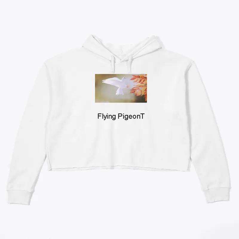 Flying Pigeon spreading peace