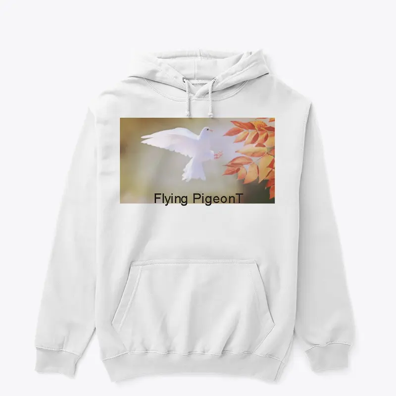 Flying Pigeon spreading peace