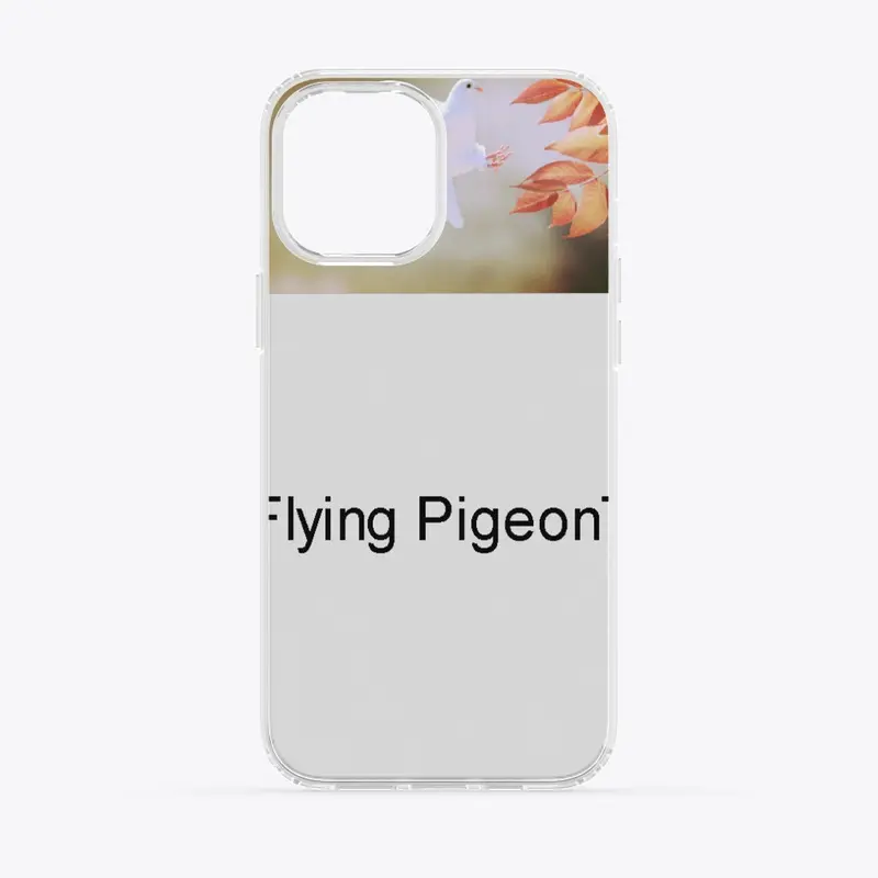 Flying Pigeon spreading peace